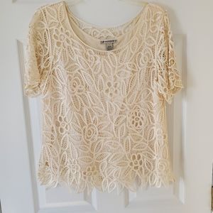 Silken Poetry silk lace blouse